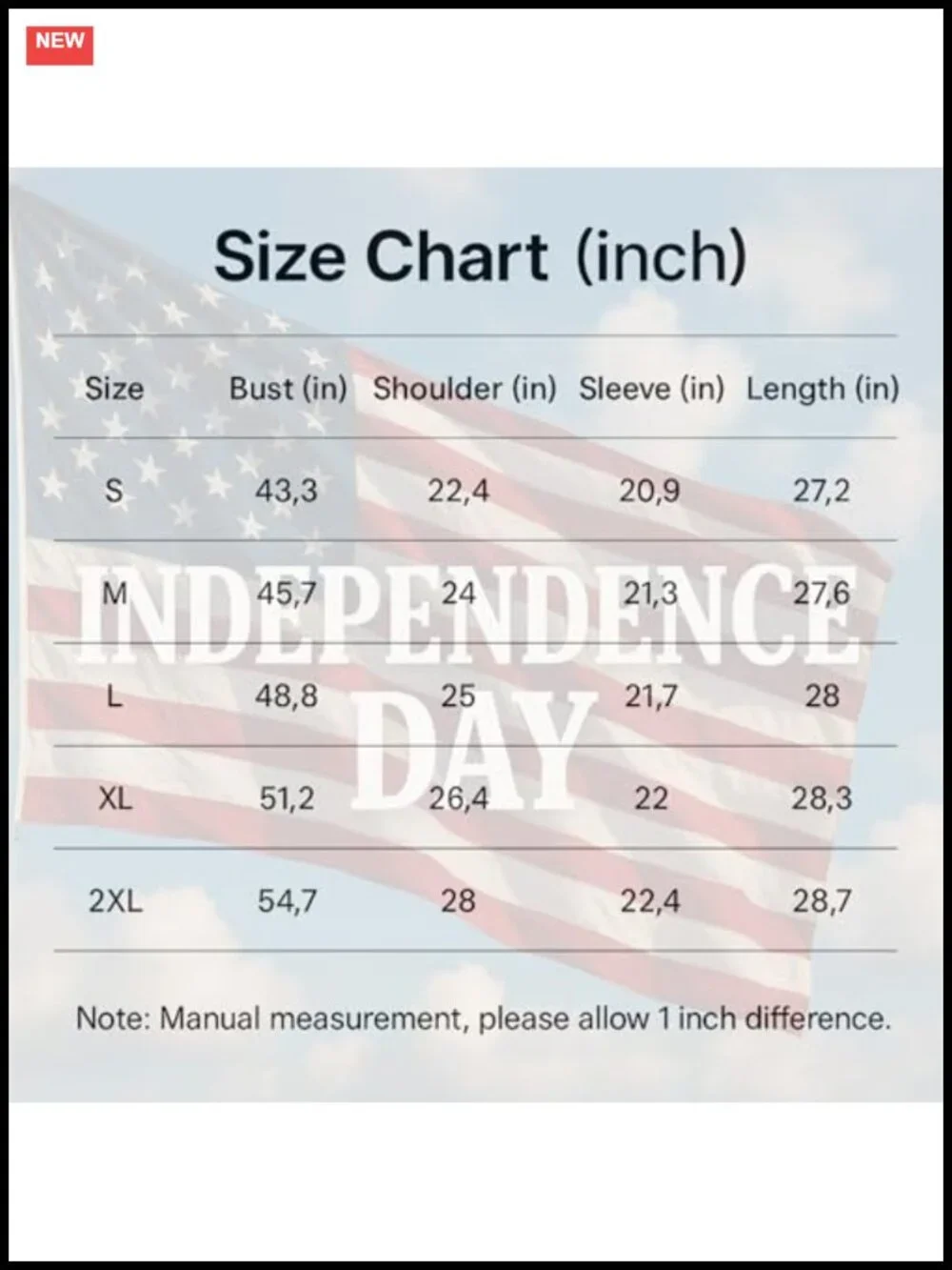 N/A patriotic tee